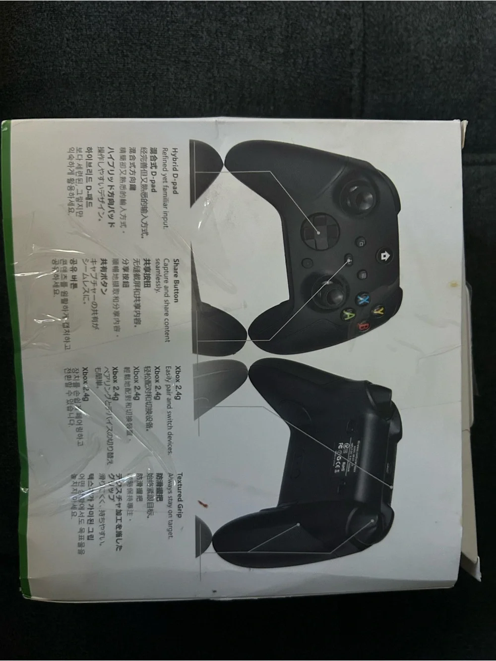 Carbon Black Wireless Xbox Controller - Black